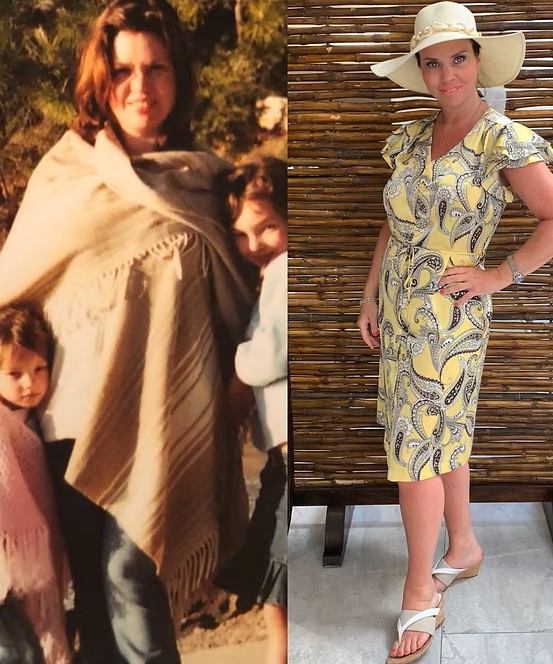 Caroline before and after weight loss transformation